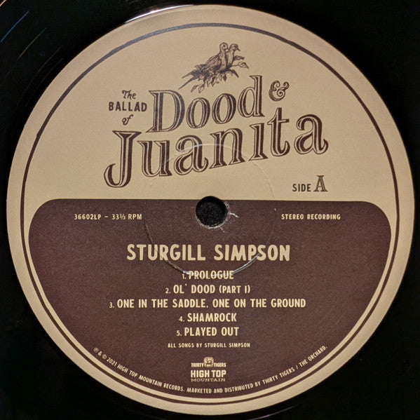 Sturgill Simpson : The Ballad of Dood & Juanita (LP, Album)