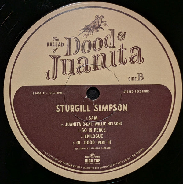 Sturgill Simpson : The Ballad of Dood & Juanita (LP, Album)