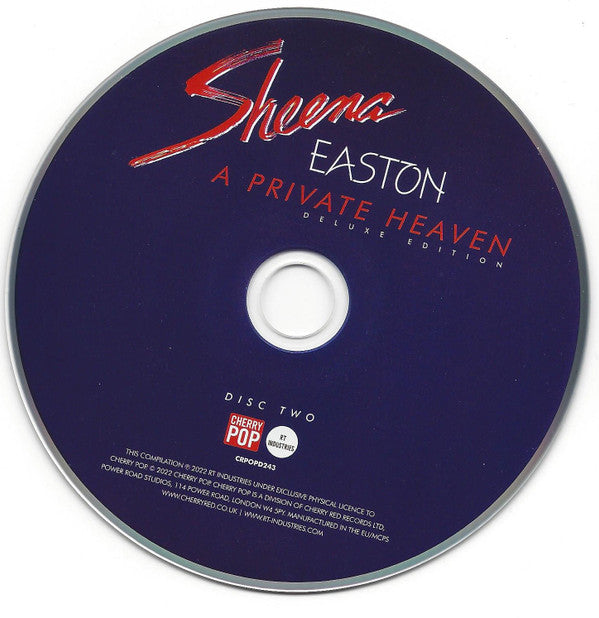 Sheena Easton : A Private Heaven (CD, Album, RE, RM + CD, RM + Dlx)