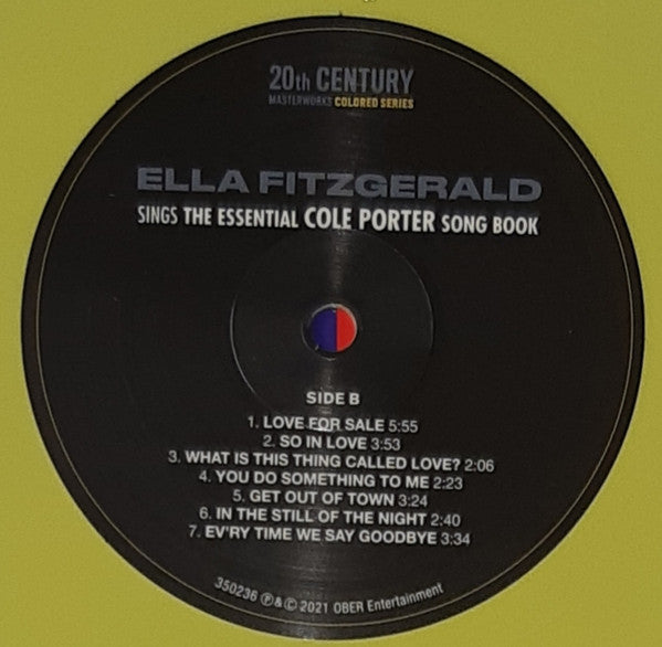 Ella Fitzgerald : Sings The Essential Cole Porter Song Book (LP, Comp, Ltd, Yel)