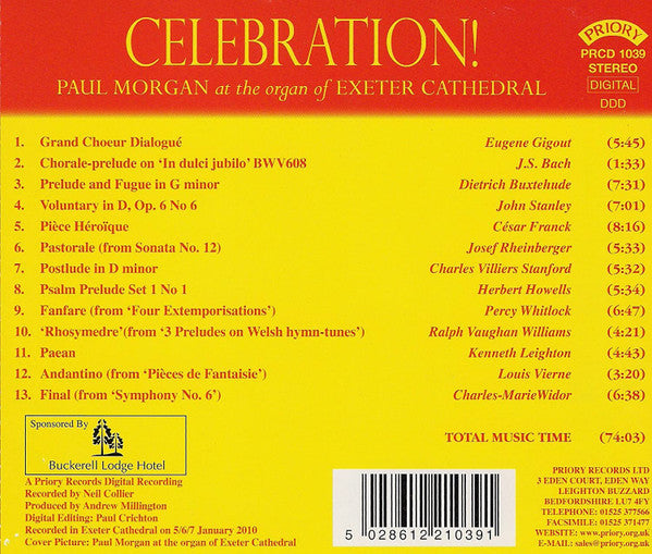 Paul Morgan (20) : Celebration! (CD, Album)