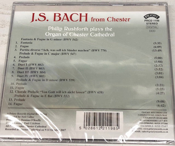 Johann Sebastian Bach, Philip Rushforth : J.S. Bach From Chester (CD, Album)