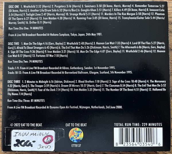 Iron Maiden : Transmission Impossible (3xCD, Unofficial)