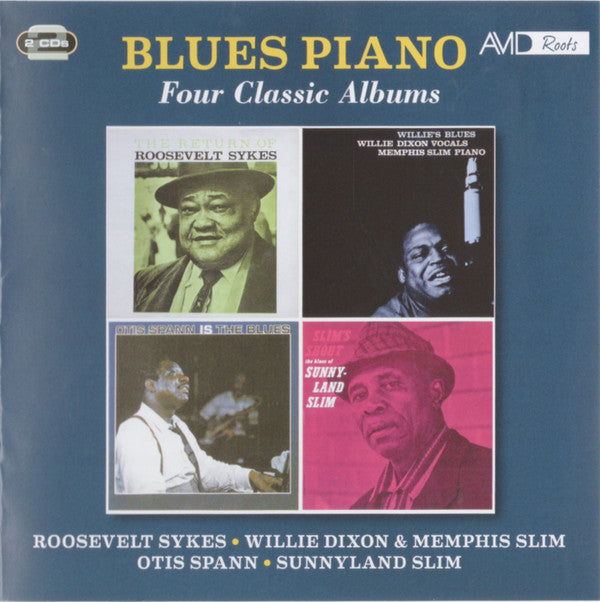 Various : Blues Piano - Four Classic Albums (2xCD, Comp, RM)