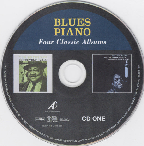 Various : Blues Piano - Four Classic Albums (2xCD, Comp, RM)