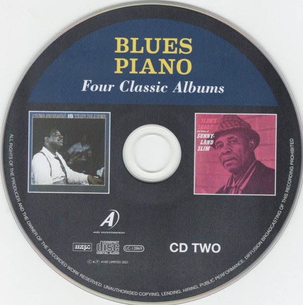 Various : Blues Piano - Four Classic Albums (2xCD, Comp, RM)