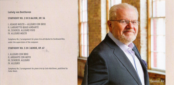 Emanuel Ax, Λεωνίδας Καβάκος, Yo-Yo Ma, Ludwig van Beethoven : Beethoven for Three - Symphonies Nos. 2 and 5 (CD)