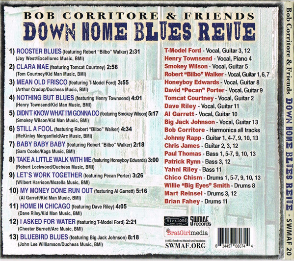 Bob Corritore & Friends* : Down Home Blues Revue (CD, Album)