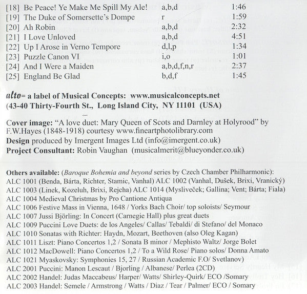 The Hilliard Ensemble, New London Consort : Music For Tudor Kings: Henry VII & Henry VIII (CD, Album, RE)