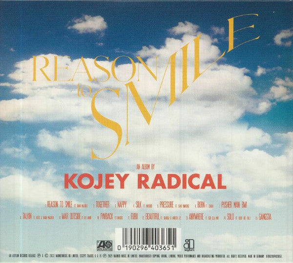 Kojey Radical : Reason To Smile (CD, Album)