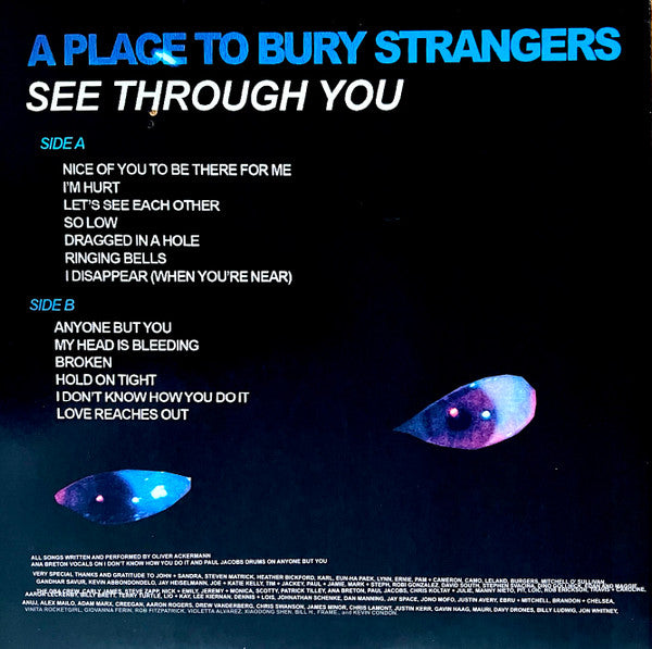 A Place To Bury Strangers : See Through You  (LP, Album, Ltd, Yel)
