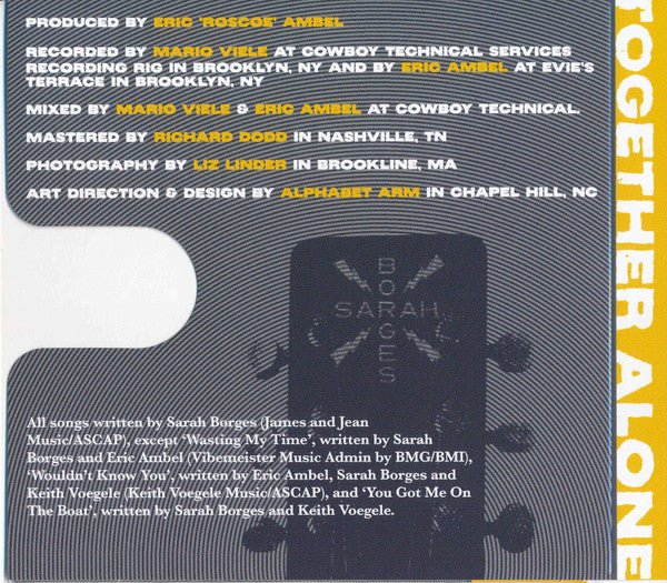 Sarah Borges : Together Alone (CD, Album, Dig)