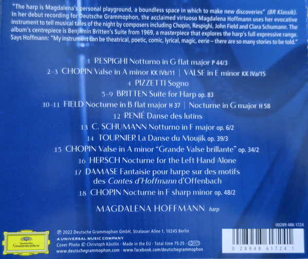 Magdalena Hoffmann : Nightscapes For Harp (CD, Album)
