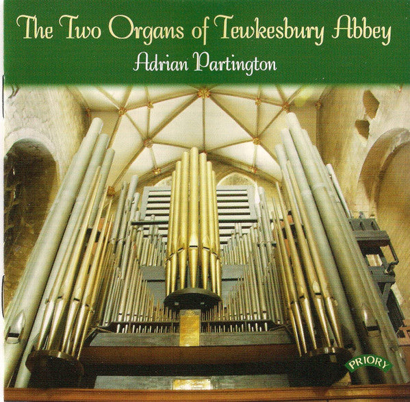 Adrian Partington : The Two Organs Of Tewkesbury Abbey (CD, Album, RE)