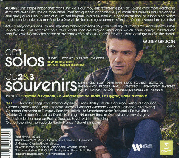 Gautier Capuçon : Souvenirs (3xCD)