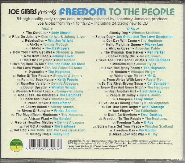 Joe Gibbs : Freedom To The People (2xCD, Comp)
