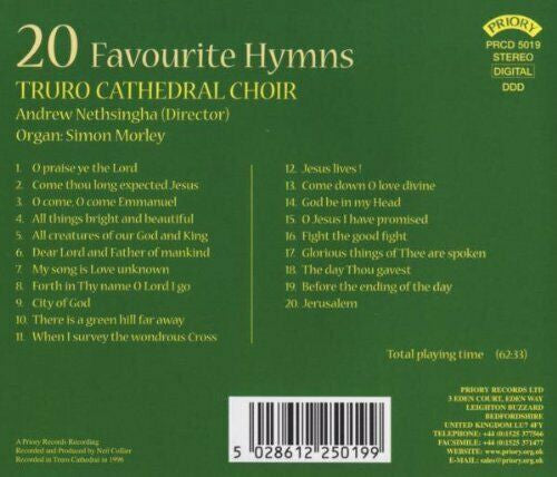 Truro Cathedral Choir, Andrew Nethsingha, Simon Morley (2) : 20 Favourite Hymns (CD, Album)