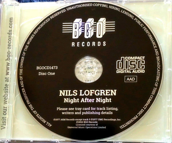 Nils Lofgren : Night After Night (2xCD, Album, RE, RM)