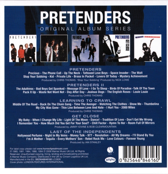 The Pretenders : Original Album Series (CD, Album, RE + CD, Album, RE + CD, Album, RE + CD)