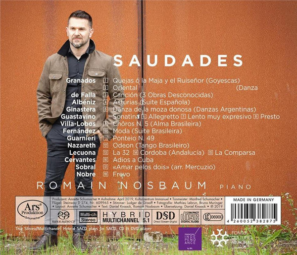 Romain Nosbaum : Saudades (SACD, Hybrid, Multichannel, Album)