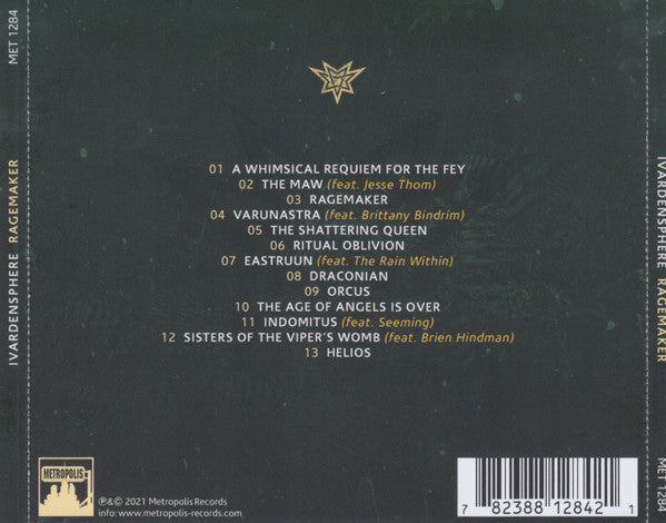 iVardensphere : Ragemaker (CD, Album)