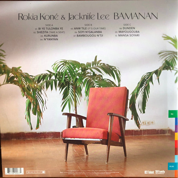 Rokia Koné & Jacknife Lee : Bamanan (LP, Album + LP, S/Sided + Album)