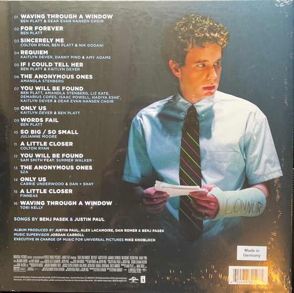 Benj Pasek And Justin Paul (5) : Dear Evan Hansen (Original Motion Picture Soundtrack) (2xLP, Album, Blu)