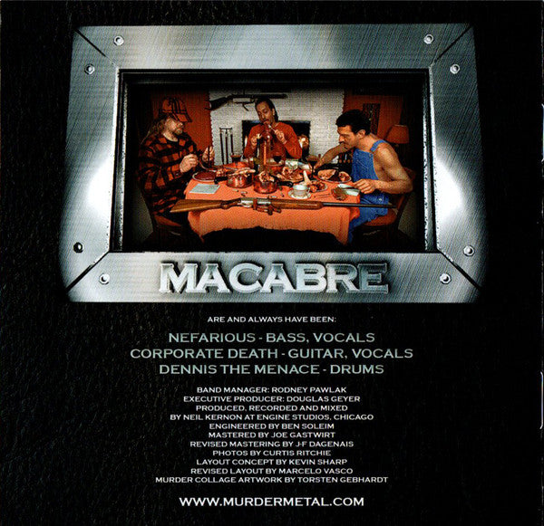 Macabre : Murder Metal (CD, Album, RE, RM)