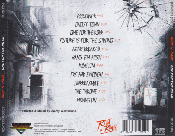 Rust N' Rage : One For The Road (CD, Album)