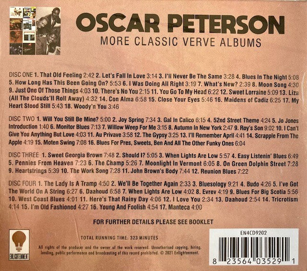 Oscar Peterson : More Classic Verve Albums (4xCD, Comp, RE, RM)