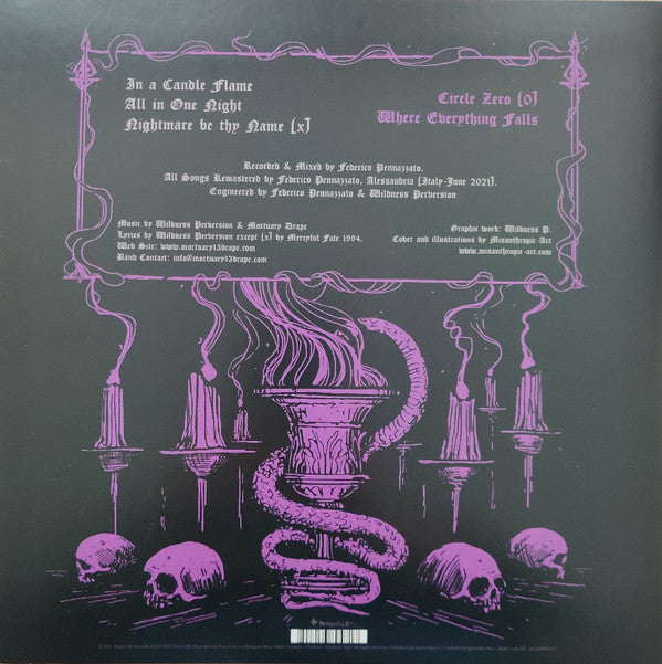 Mortuary Drape : Wisdom - Vibration - Repent (12", MiniAlbum, Ltd)