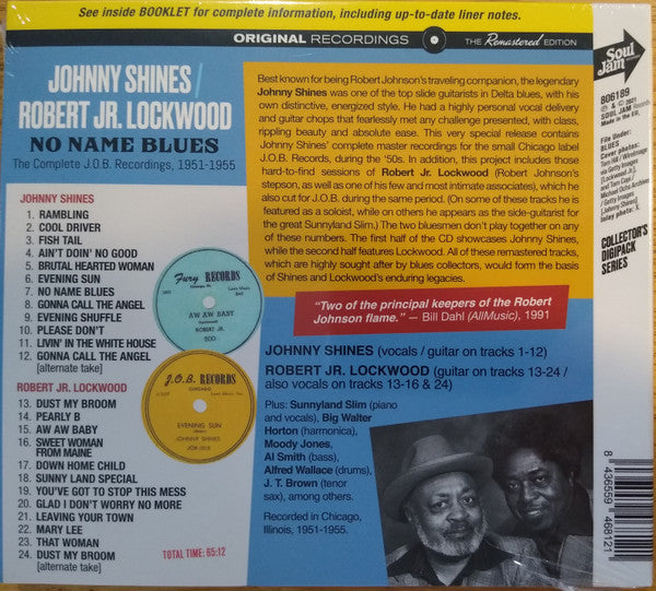 Johnny Shines, Robert Lockwood Jr. : No Name Blues - The Complete J.O.B Recordings, 1951-1955 (CD, Comp, Dig)