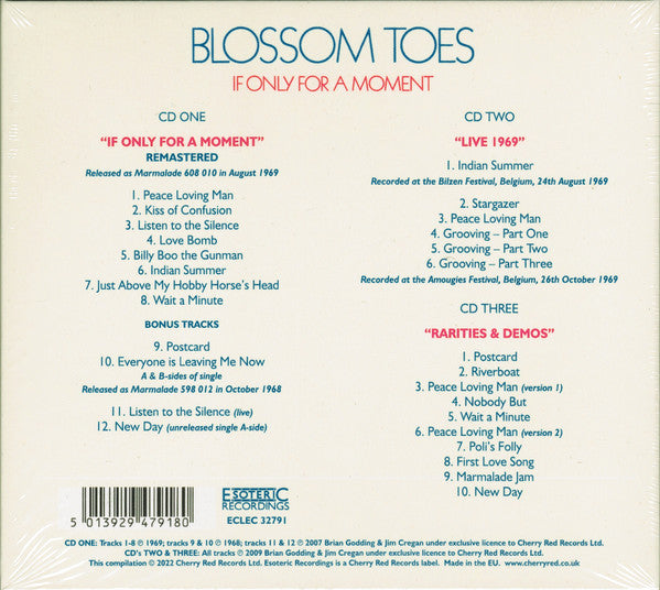 Blossom Toes : If Only For A Moment (3xCD, Album, RE, RM)