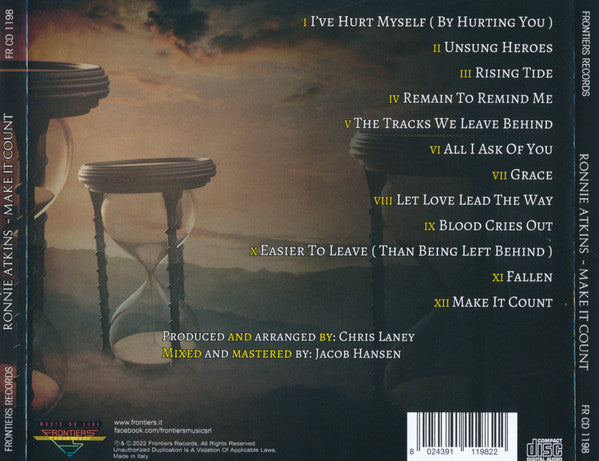 Ronnie Atkins : Make It Count (CD, Album)