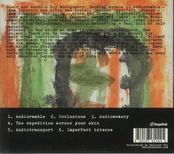 Roy Montgomery : Audiotherapy (CD, Album)