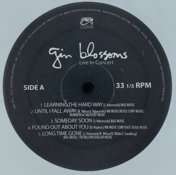 Gin Blossoms : Live In Concert (LP, Album, Ltd, Blu)
