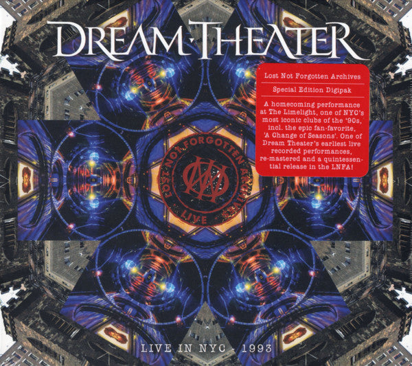 Dream Theater : Live In NYC - 1993 (2xCD, Album, RE, RM, S/Edition)