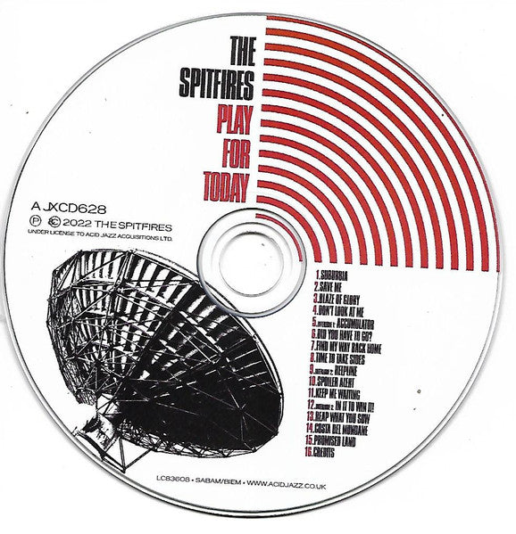 The Spitfires (7) : Play For Today (CD, Album)