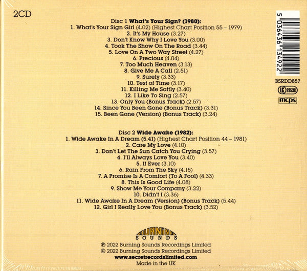 Barry Biggs : What's Your Sign? / Wide Awake (2xCD, Album, Comp)