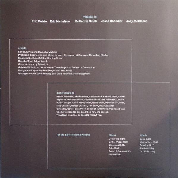 Midlake : For The Sake Of Bethel Woods (LP, Album, Cle)