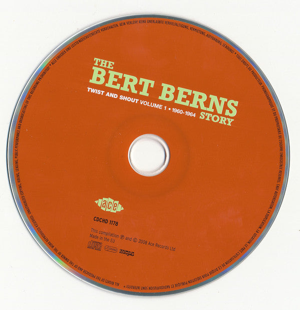 Bert Berns : The Bert Berns Story (Twist And Shout) (Volume 1 1960-1964) (CD, Comp, Mono, RM)