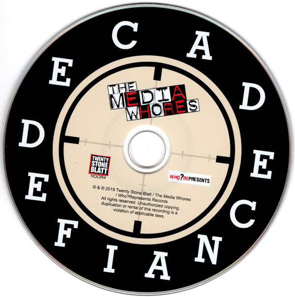 The Media Whores : A Decade Of Defiance (CD, Comp)