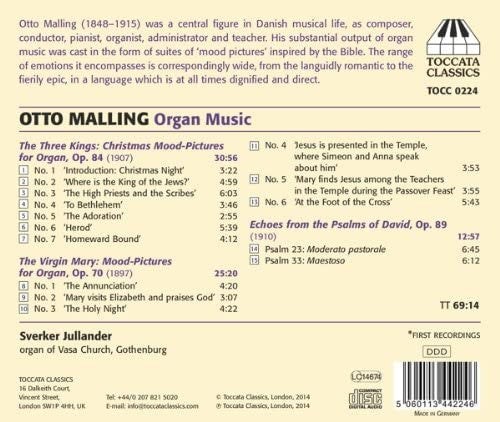 Otto Malling - Sverker Jullander : Organ Music (CD, Album)