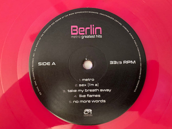 Berlin : Metro Greatest Hits (LP, Comp, Ltd, RE, Pin)