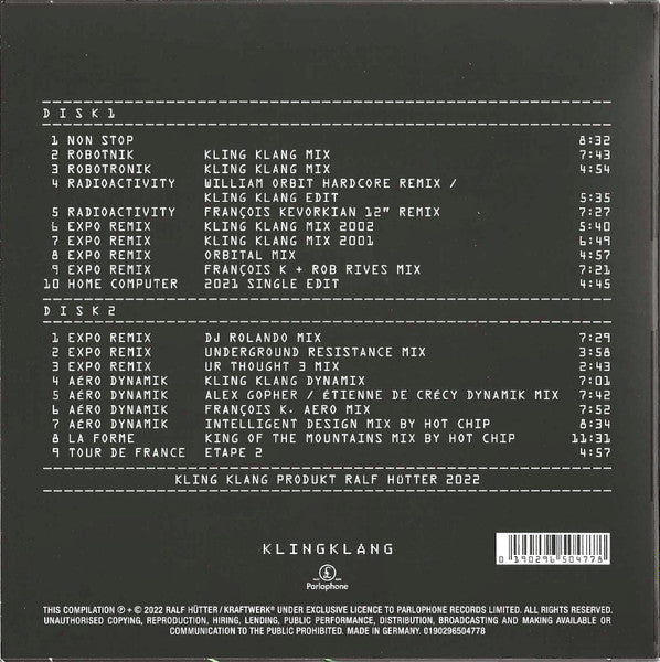 Kraftwerk : Remixes (2xCD, Comp)