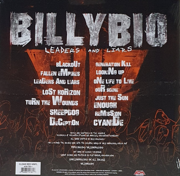 BillyBio : Leaders And Liars (LP, Album, Ltd, Cle)
