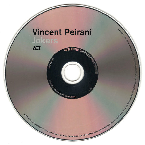 Vincent Peirani : Jokers (CD, Album)