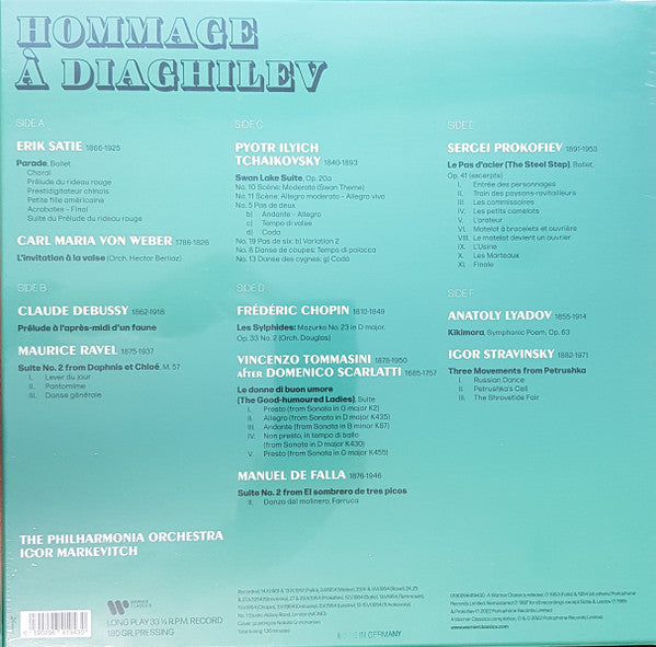 Igor Markevitch, Philharmonia Orchestra : Hommage A Diaghilev (3xLP, Box)