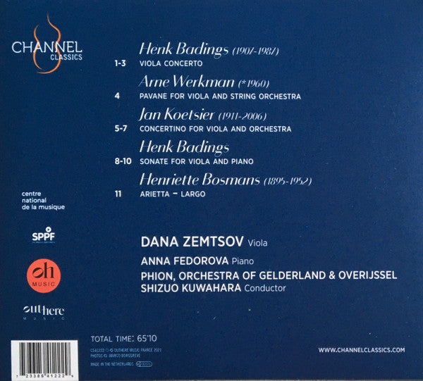 Henk Badings, Jan Koetsier, Dana Zemtsov, Anna Fedorova, Phion, Shizuo Z Kuwahara : Dutch Hidden Gems (CD, Album)