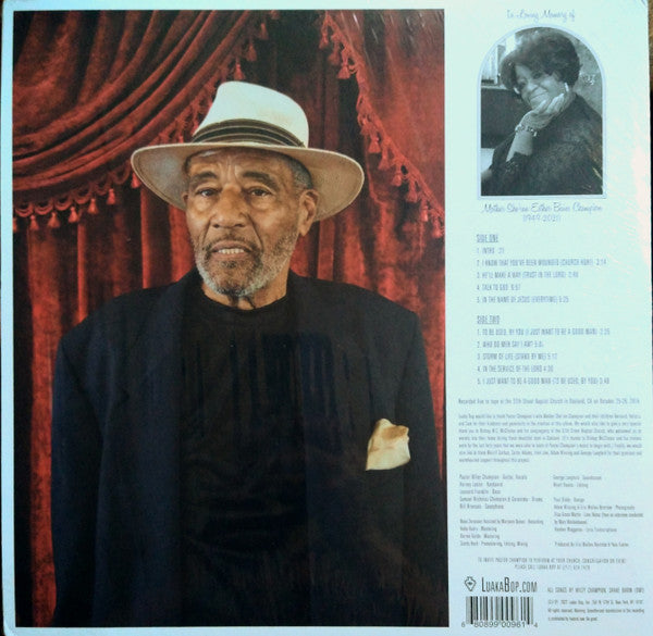 Wiley Champion : I Just Want To Be A Good Man (LP, Album)